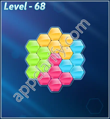 Block! Hexa Puzzle Rotate Beginner Level 68 Solution