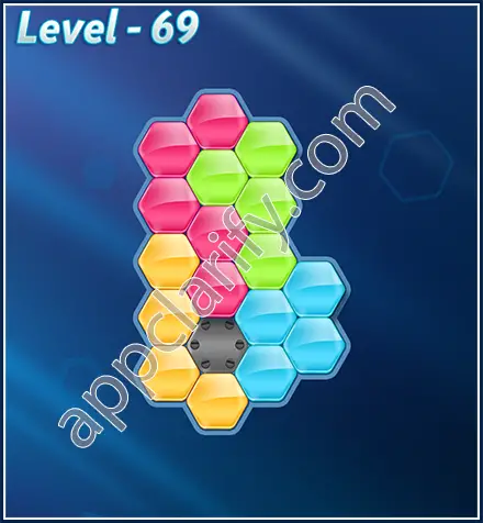 Block! Hexa Puzzle Rotate Beginner Level 69 Solution