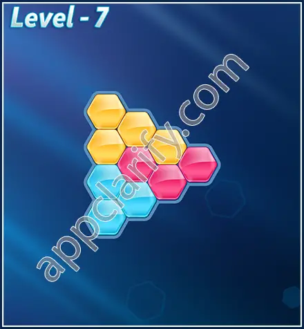 Block! Hexa Puzzle Rotate Beginner Level 7 Solution
