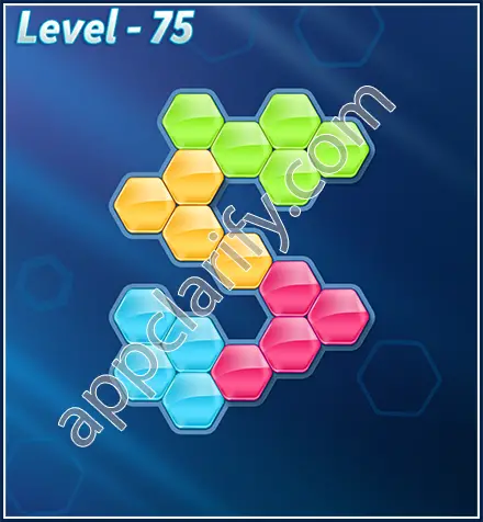 Block! Hexa Puzzle Rotate Beginner Level 75 Solution