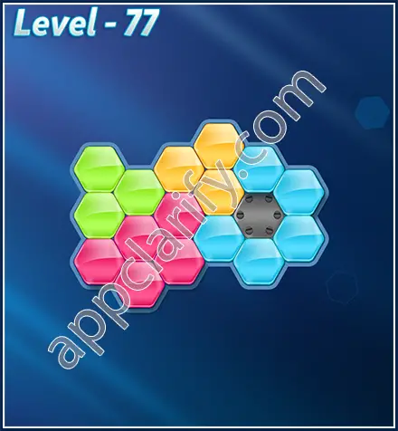Block! Hexa Puzzle Rotate Beginner Level 77 Solution