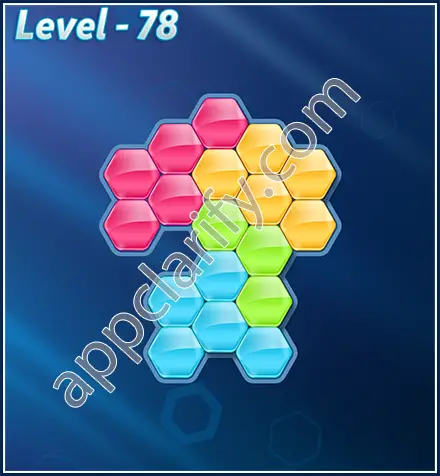 Block! Hexa Puzzle Rotate Beginner Level 78 Solution