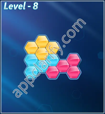 Block! Hexa Puzzle Rotate Beginner Level 8 Solution