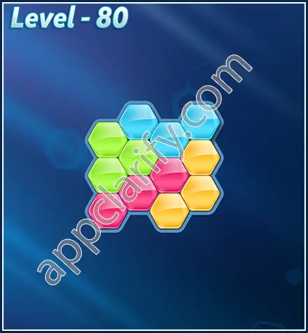 Block! Hexa Puzzle Rotate Beginner Level 80 Solution