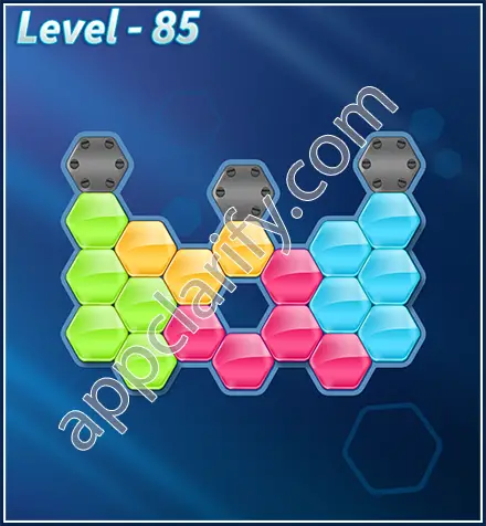 Block! Hexa Puzzle Rotate Beginner Level 85 Solution