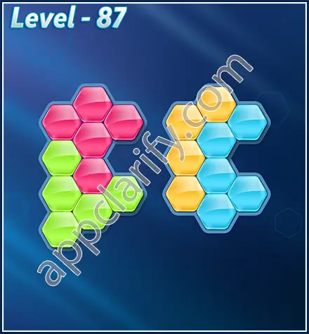 Block! Hexa Puzzle Rotate Beginner Level 87 Solution