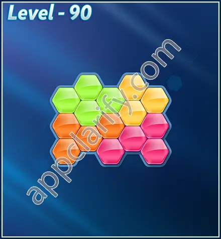 Block! Hexa Puzzle Rotate Beginner Level 90 Solution