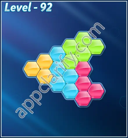 Block! Hexa Puzzle Rotate Beginner Level 92 Solution