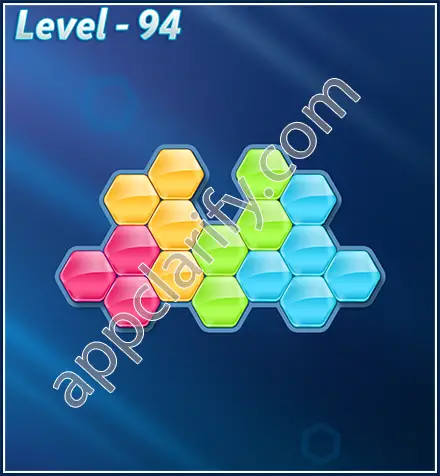 Block! Hexa Puzzle Rotate Beginner Level 94 Solution