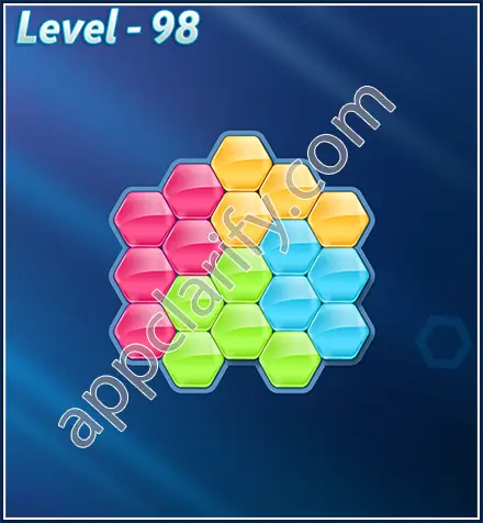 Block! Hexa Puzzle Rotate Beginner Level 98 Solution