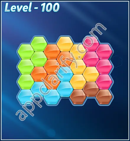 Block! Hexa Puzzle Rotate Challenger Level 100 Solution
