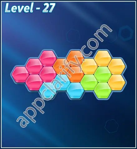 Block! Hexa Puzzle Rotate Challenger Level 27 Solution