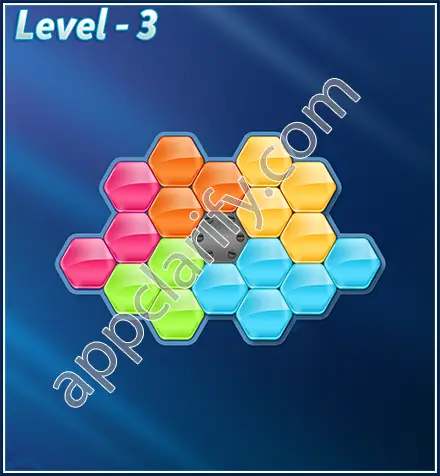 Block! Hexa Puzzle Rotate Challenger Level 3 Solution