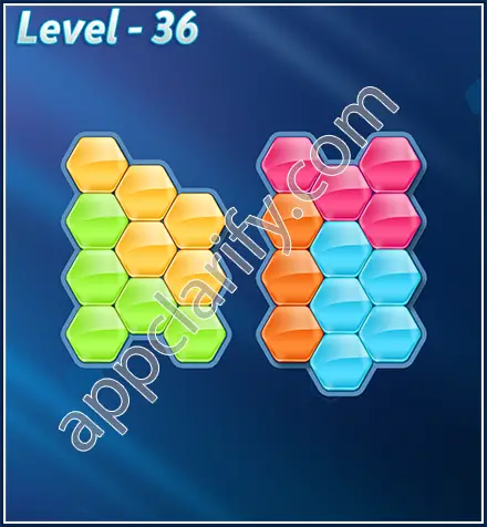 Block! Hexa Puzzle Rotate Challenger Level 36 Solution