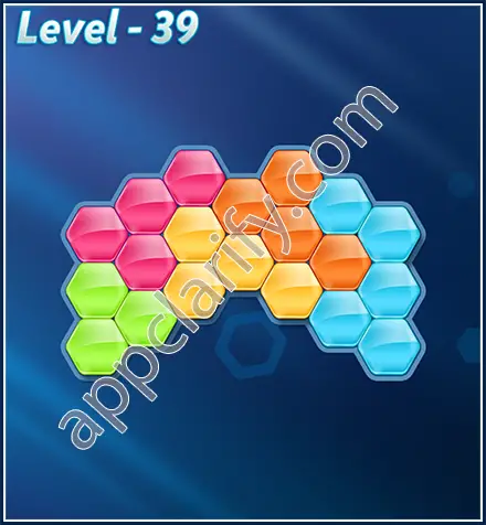 Block! Hexa Puzzle Rotate Challenger Level 39 Solution