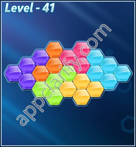 Block! Hexa Puzzle Rotate Challenger Level 41 Solution