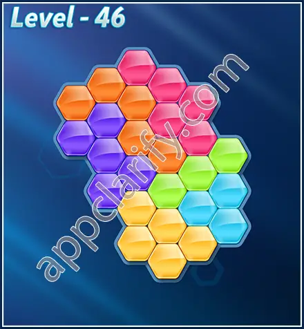 Block! Hexa Puzzle Rotate Challenger Level 46 Solution