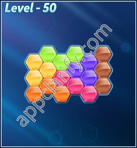 Block! Hexa Puzzle Rotate Challenger Level 50 Solution