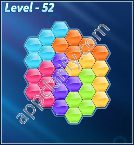 Block! Hexa Puzzle Rotate Challenger Level 52 Solution