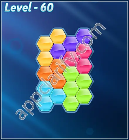 Block! Hexa Puzzle Rotate Challenger Level 60 Solution