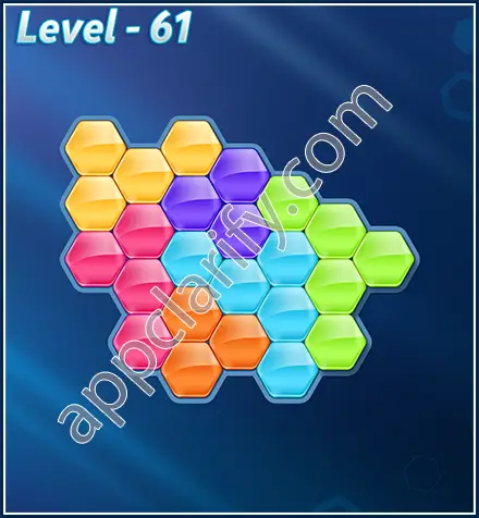 Block! Hexa Puzzle Rotate Challenger Level 61 Solution