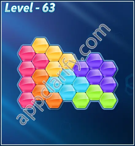 Block! Hexa Puzzle Rotate Challenger Level 63 Solution