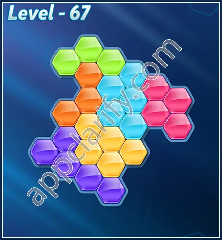 Block! Hexa Puzzle Rotate Challenger Level 67 Solution