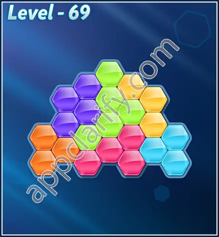 Block! Hexa Puzzle Rotate Challenger Level 69 Solution