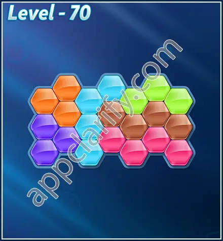 Block! Hexa Puzzle Rotate Challenger Level 70 Solution
