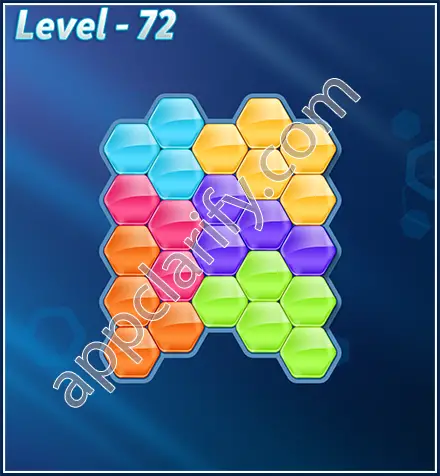 Block! Hexa Puzzle Rotate Challenger Level 72 Solution