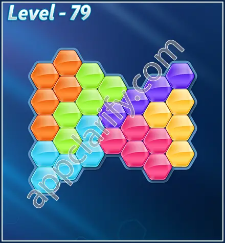 Block! Hexa Puzzle Rotate Challenger Level 79 Solution