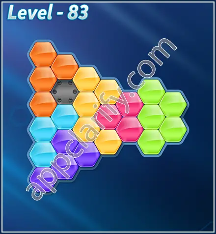 Block! Hexa Puzzle Rotate Challenger Level 83 Solution