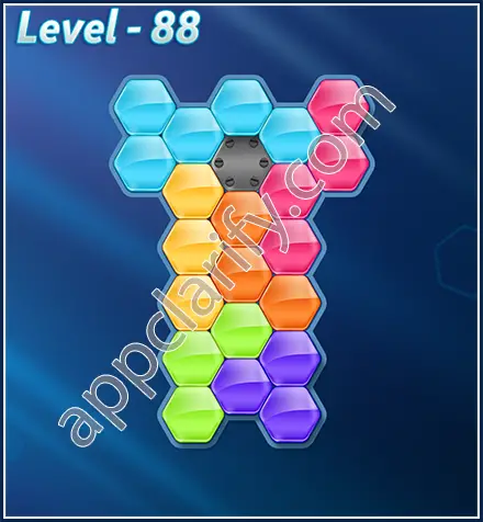 Block! Hexa Puzzle Rotate Challenger Level 88 Solution
