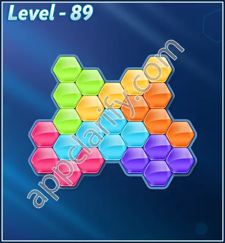 Block! Hexa Puzzle Rotate Challenger Level 89 Solution
