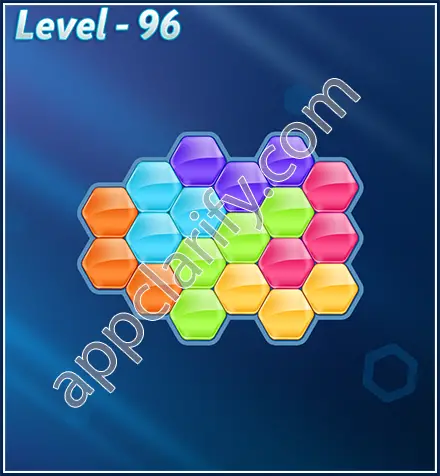 Block! Hexa Puzzle Rotate Challenger Level 96 Solution
