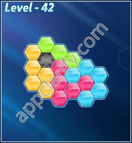 Block! Hexa Puzzle Rotate Rookie Level 42 Solution