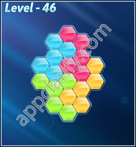 Block! Hexa Puzzle Rotate Rookie Level 46 Solution