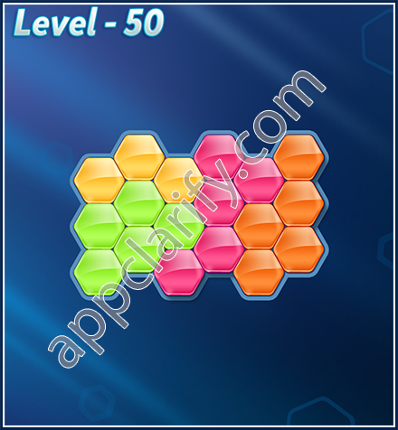 Block! Hexa Puzzle Rotate Rookie Level 50 Solution