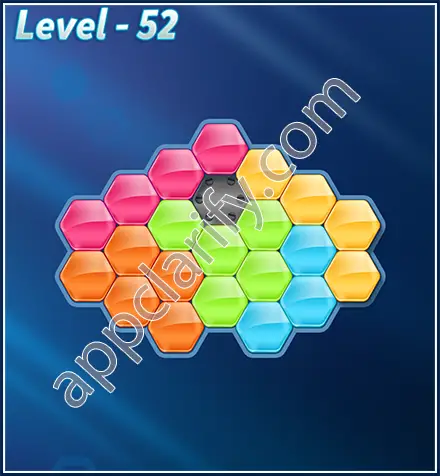 Block! Hexa Puzzle Rotate Rookie Level 52 Solution