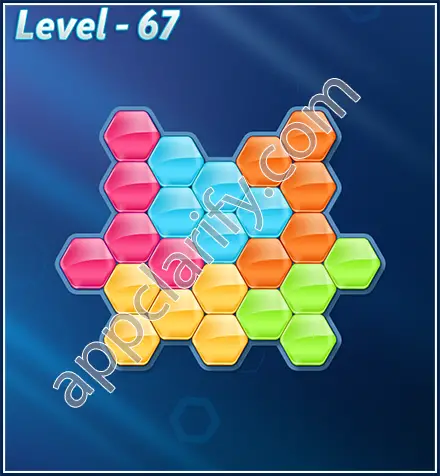 Block! Hexa Puzzle Rotate Rookie Level 67 Solution