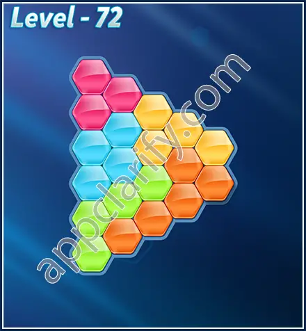 Block! Hexa Puzzle Rotate Rookie Level 72 Solution