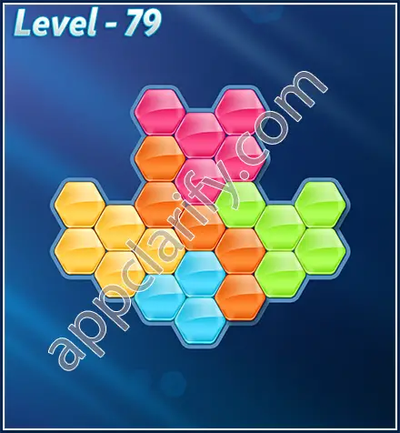 Block! Hexa Puzzle Rotate Rookie Level 79 Solution