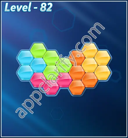 Block! Hexa Puzzle Rotate Rookie Level 82 Solution