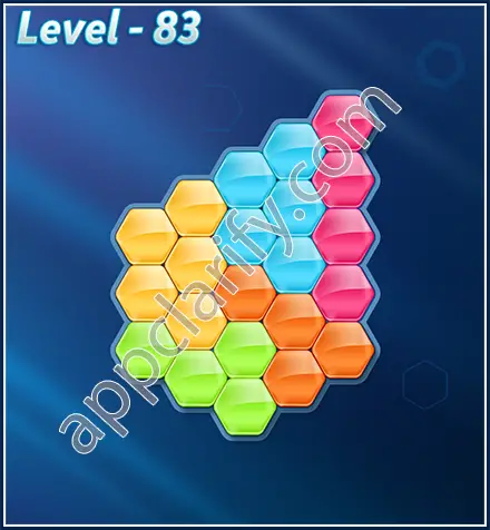 Block! Hexa Puzzle Rotate Rookie Level 83 Solution