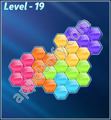 Block! Hexa Puzzle Rotate Semi-pro Level 19 Solution