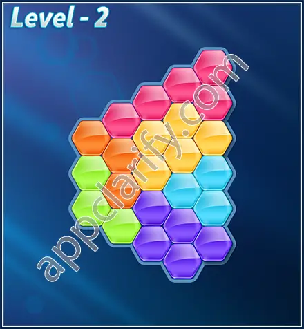Block! Hexa Puzzle Rotate Semi-pro Level 2 Solution