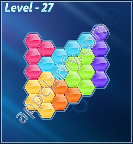 Block! Hexa Puzzle Rotate Semi-pro Level 27 Solution