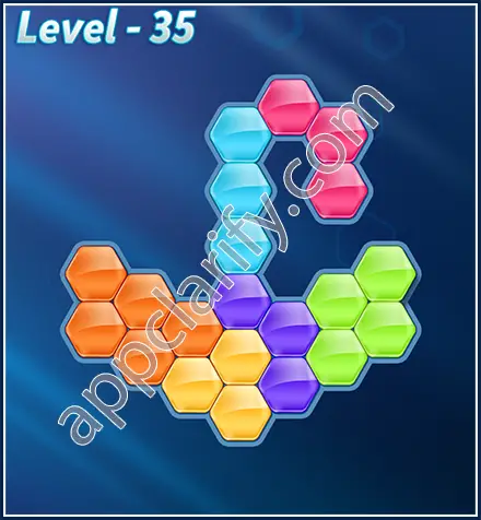 Block! Hexa Puzzle Rotate Semi-pro Level 35 Solution