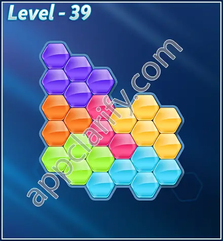 Block! Hexa Puzzle Rotate Semi-pro Level 39 Solution