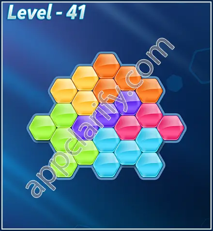 Block! Hexa Puzzle Rotate Semi-pro Level 41 Solution